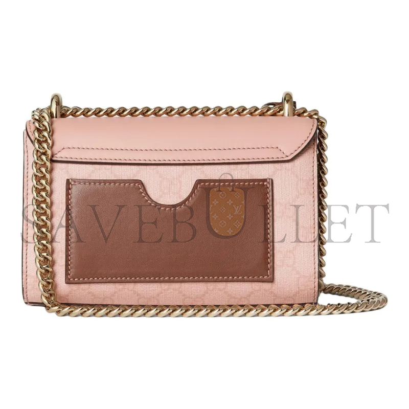 G*u*i padlock small gg shoulder bag 409487 (20*12*8cm)